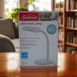 Sunbeam Soft White LED Desk Lamp
